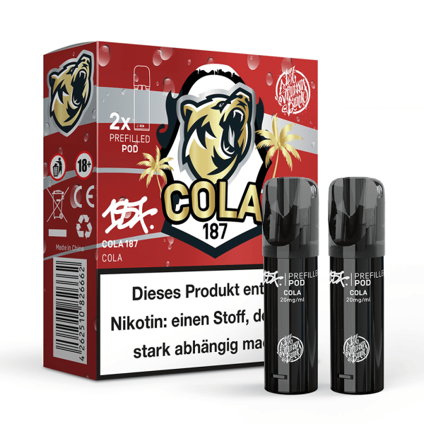 2x 187 Straßenbande Pod - Cola 187 20mg/ml