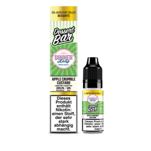Dinner Lady Dessert Bar - Apple Crumble Custard Liquid 10ml - 10mg/ml