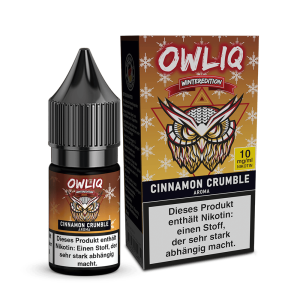 OWLIQ Nic Salt - Cinnamon Crumble Liquid 10ml - 10mg/ml