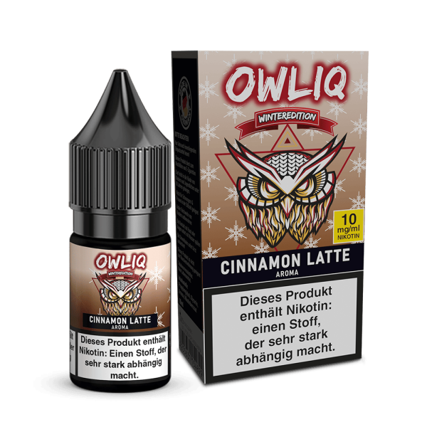 OWLIQ Nic Salt - Cinnamon Latte Liquid 10ml - 20mg/ml