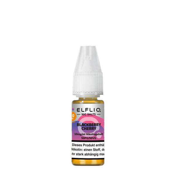 Elfliq by Elfbar Nic Salt - Blackberry Cherry Liquid 10ml - 10mg/ml