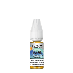 Elfliq by Elfbar Nic Salt - Coconut Blueberry Liquid 10ml...