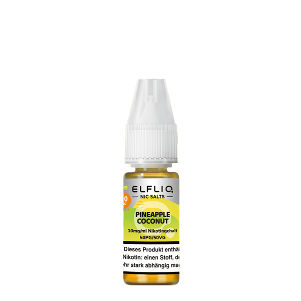 Elfliq by Elfbar Nic Salt - Pineapple Coconut Liquid 10ml - 10mg/ml