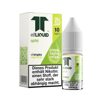 elfLIQUID - elfsingles - 10ml NicSalt Liquid 10mg - Apfel