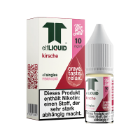 elfLIQUID - elfsingles - 10ml NicSalt Liquid 10mg - Kirsche