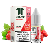 elfLIQUID - elfsingles - 10ml NicSalt Liquid 20mg - Erdbeere