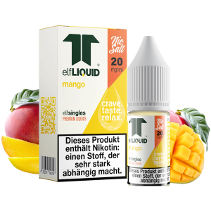 elfLIQUID - elfsingles - 10ml NicSalt Liquid 20mg - Mango