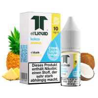 elfLIQUID - elfduals - 10ml NicSalt Liquid 10mg - Kokos Ananas