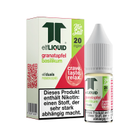 elfLIQUID - elfduals - 10ml NicSalt Liquid 20mg - Granatapfel Basilikum