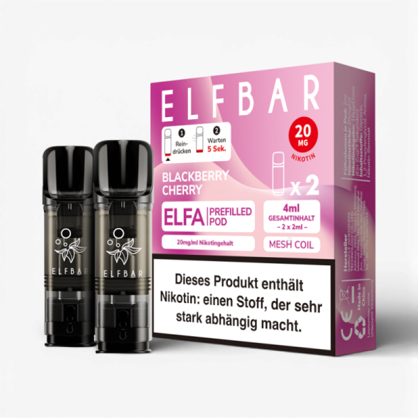 ELF Bar - ELFA Blackberry Cherry Pod 20mg/ml