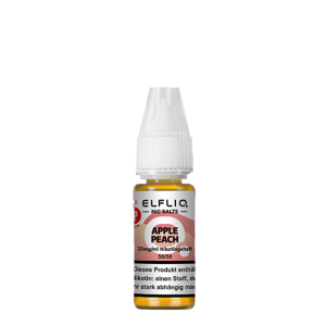 Elfliq by Elfbar Nic Salt - Apple Peach Liquid 10ml 20mg/ml