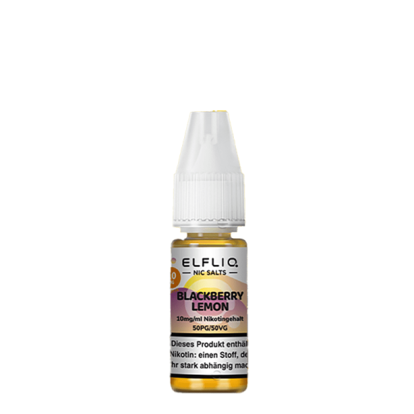Elfliq by Elfbar Nic Salt - Blackberry Lemon Liquid 10ml - 10mg/ml