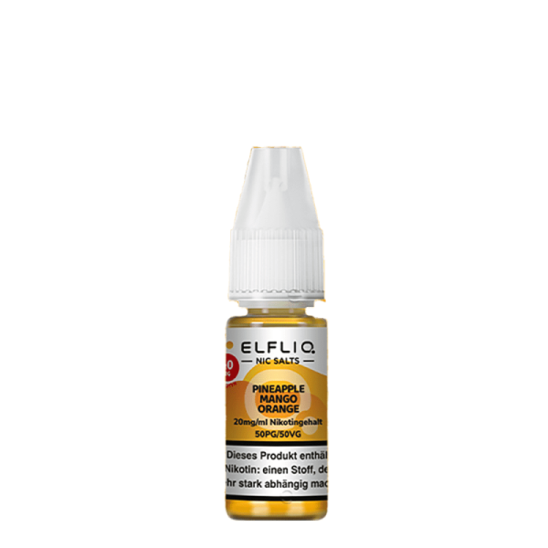 Elfliq by Elfbar Nic Salt - Pineapple Mango Orange Liquid 10ml - 10mg/ml