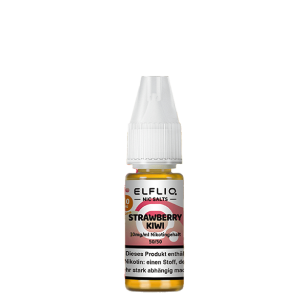 Elfliq by Elfbar Nic Salt - Strawberry Kiwi Liquid 10ml 10mg/ml
