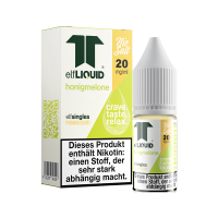 elfLIQUID - elfsingles - 10ml NicSalt Liquid 20mg - Honigmelone
