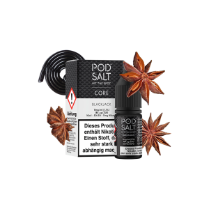 Pod Salt Core Nikotinsalz - Blackjack - Liquid 11mg 10ml
