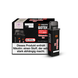 Aspire - GoTek Pod Watermelon Ice 20mg/ml (2 Stück pro Packung)
