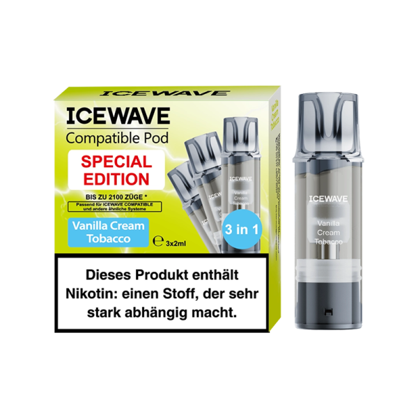 ICEWAVE Compatible Pod - Vanilia Cream Tabacco Special Edition
