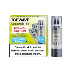 ICEWAVE Compatible Pod - Vanilia Cream Tabacco Special...