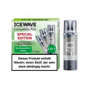 ICEWAVE Compatible Pod - Kiwi Passionfruit Guava Special...