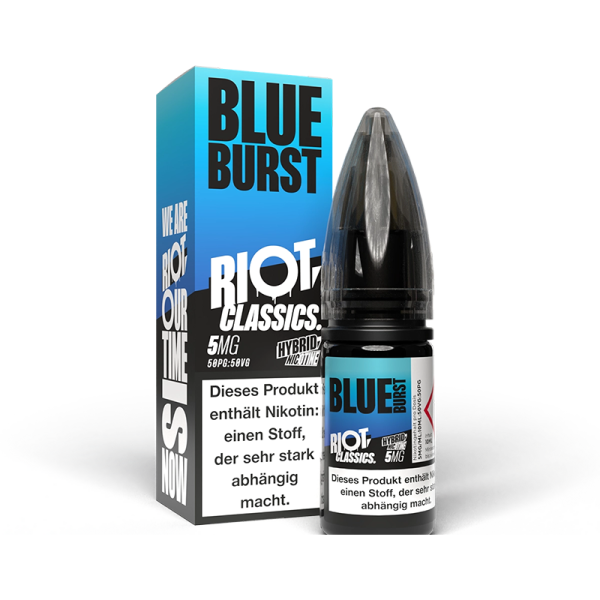 Riot Squad - Classics - Blue Burst - 10ml Nikotinsalz Liquid - 5mg/ml