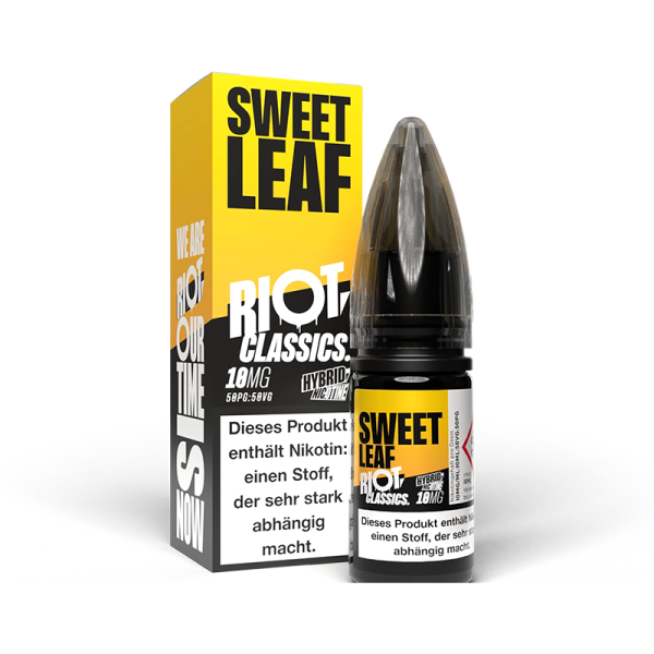 Riot Squad - Classics - Sweet Leaf - 10ml Nikotinsalz Liquid - 10mg/ml