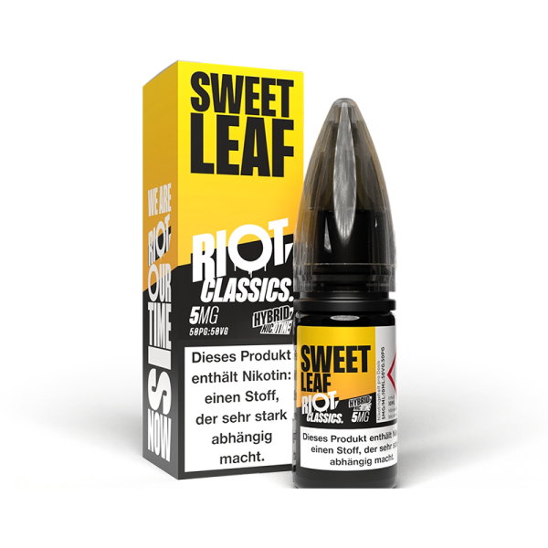 Riot Squad - Classics - Sweet Leaf - 10ml Nikotinsalz Liquid - 5mg/ml