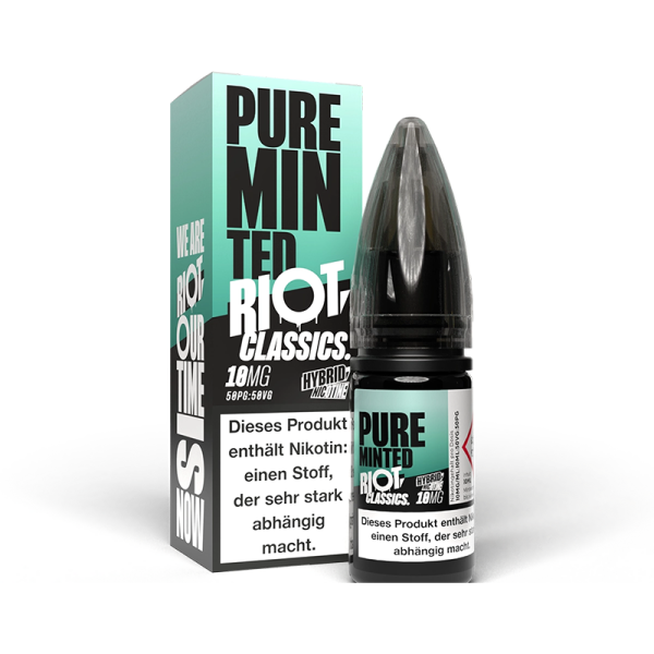 Riot Squad - Classics - Pure Minted - 10ml Nikotinsalz Liquid - 10mg/ml