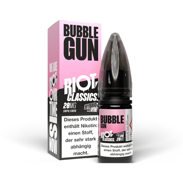 Riot Squad - Classics - Bubblegun - 10ml Nikotinsalz Liquid - 20mg/ml