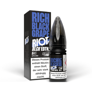 Riot Squad - BLCK Edition - Rich Black Grape - 10ml...