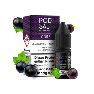 Pod Salt Core - Blackcurrant Menthol 10ml - 20mg/ml