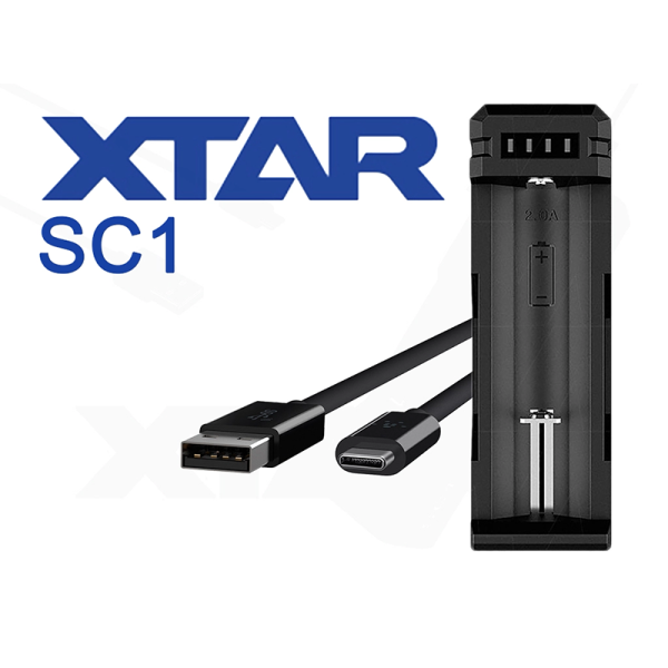 Xtar SC1 - Schnell-Ladegerät für Li-Ion-Akkus 3,6 - 3,7V