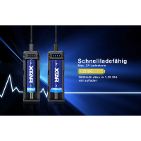 Xtar SC1 - Schnell-Ladegerät für Li-Ion-Akkus 3,6 - 3,7V
