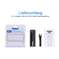 Xtar SC1 - Schnell-Ladegerät für Li-Ion-Akkus 3,6 - 3,7V
