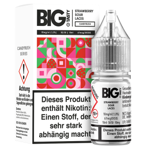 Big Tasty - Strawberry Sour Laces 10ml - 10mg/ml