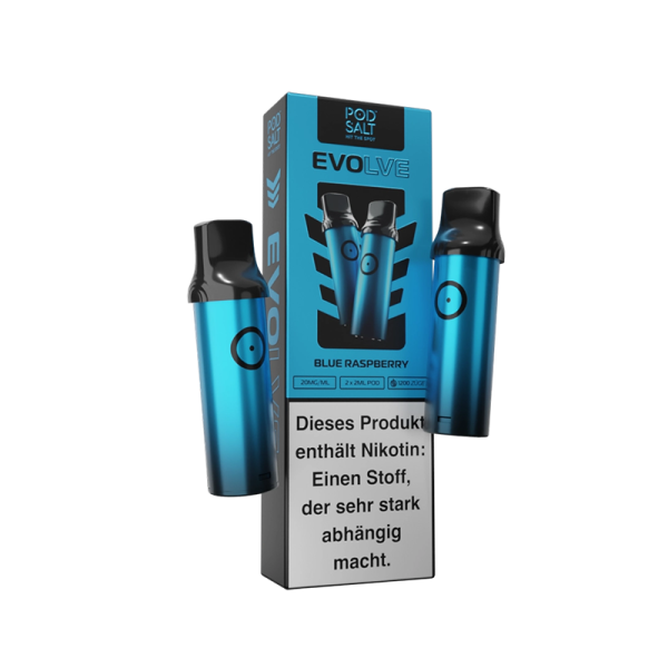 Pod Salt Evolve - Blue Raspberry 2x2ml Pod - 20mg/ml