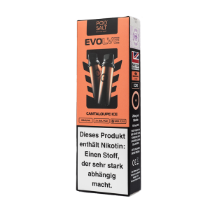 Pod Salt Evolve - Cantaloupe Ice 2x2ml Pod - 20mg/ml