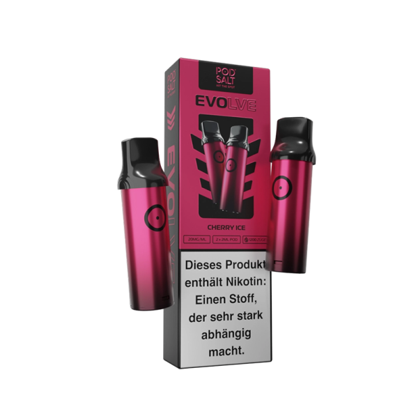 Pod Salt Evolve - Cherry Ice 2x2ml Pod - 20mg/ml