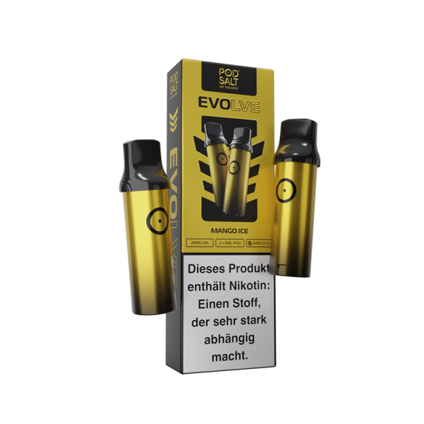 Pod Salt Evolve - Mango Ice 2x2ml Pod - 20mg/ml