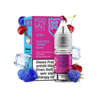 PodSalt Xtra Blue Razz Cherry Blast 10mg