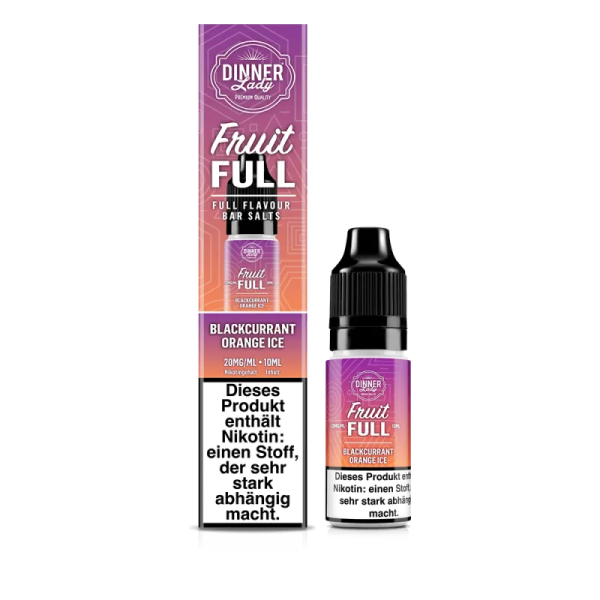 Dinner Lady Fruit Full - Blackcurrant Orange Ice Liquid 10mg/ml