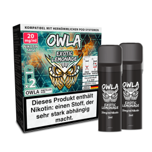 2x OWLA Einweg Pod - Exotic Lemonade - 20mg/2ml