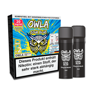 2x OWLA Einweg Pod - Sour Blue - 20mg/2ml