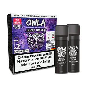 2x OWLA Einweg Pod - Berry Mix Ice - 20mg/2ml