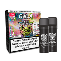 2x OWLA Einweg Pod - Cactus Passionfruit Ice - 20mg/2ml