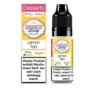 Dinner Lady - Lemon Tart Liquid 10ml 3mg/ml