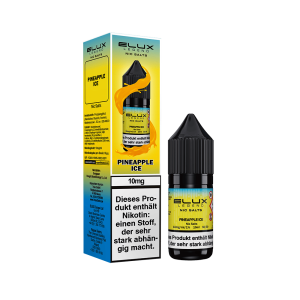 ELUX Nic Salt - Pineapple Ice Liquid 10ml 10mg/ml