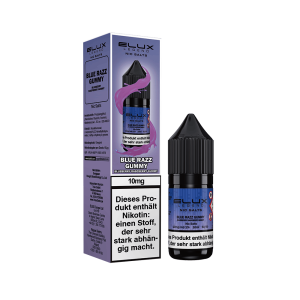 ELUX Nic Salt - Blue Razz Gummy Liquid 10ml 10mg/ml