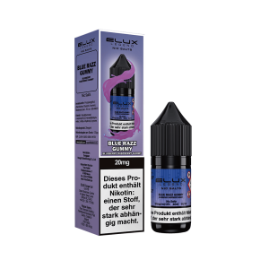 ELUX Nic Salt - Blue Razz Gummy Liquid 10ml 20mg/ml