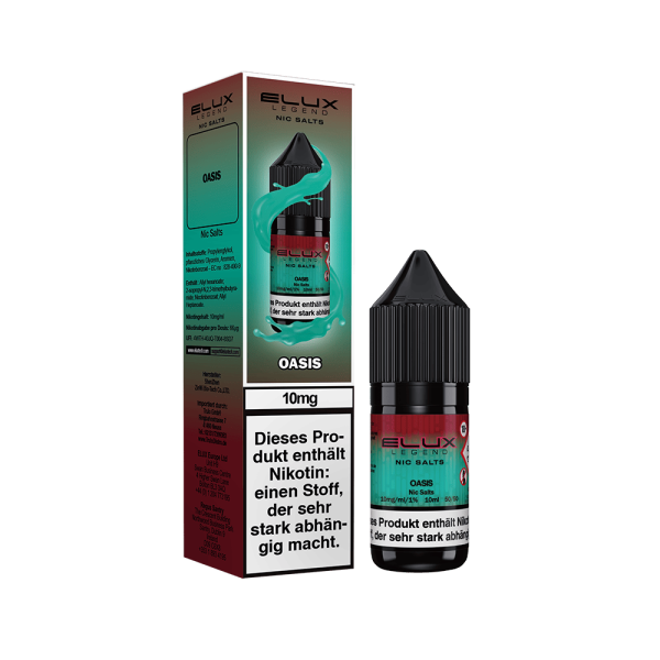 ELUX Nic Salt - Oasis Liquid 10ml 10mg/ml